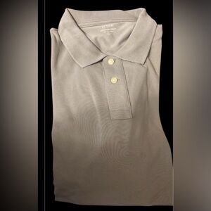 J. Crew Light Gray Polo Shirt